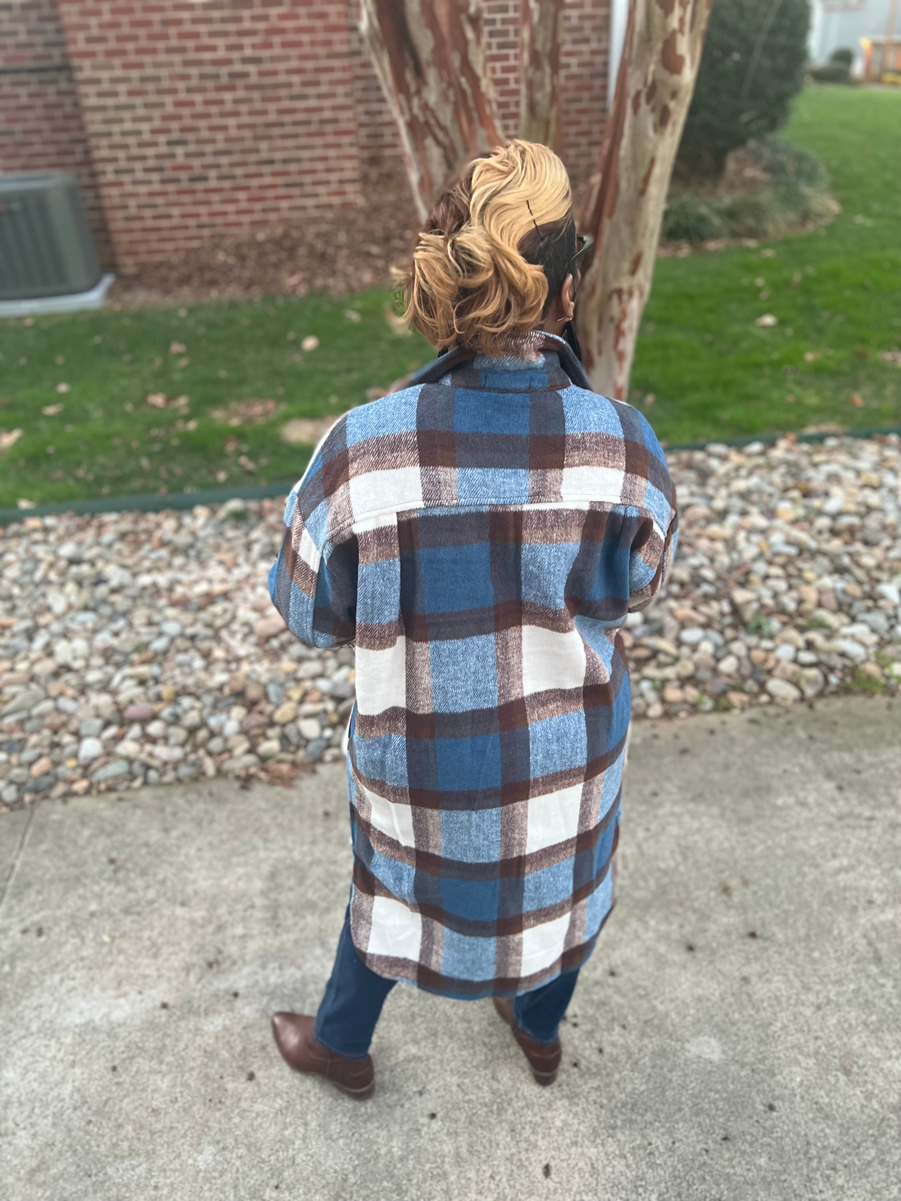 Flannel Flow Shacket (Jacket)