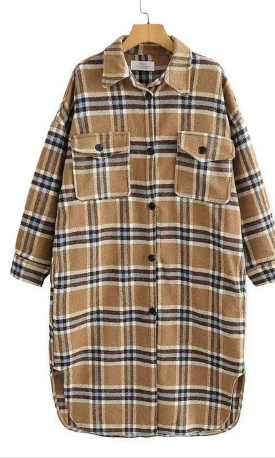 Flannel Flow Shacket (Jacket)